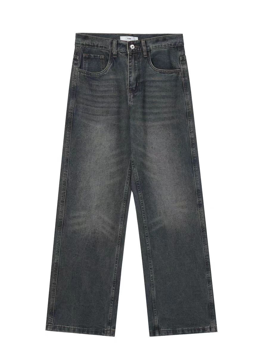 Japanese Brand × Jean baggy vintage washed wide leg jeans Size US 32 / EU 48 - 5 Thumbnail