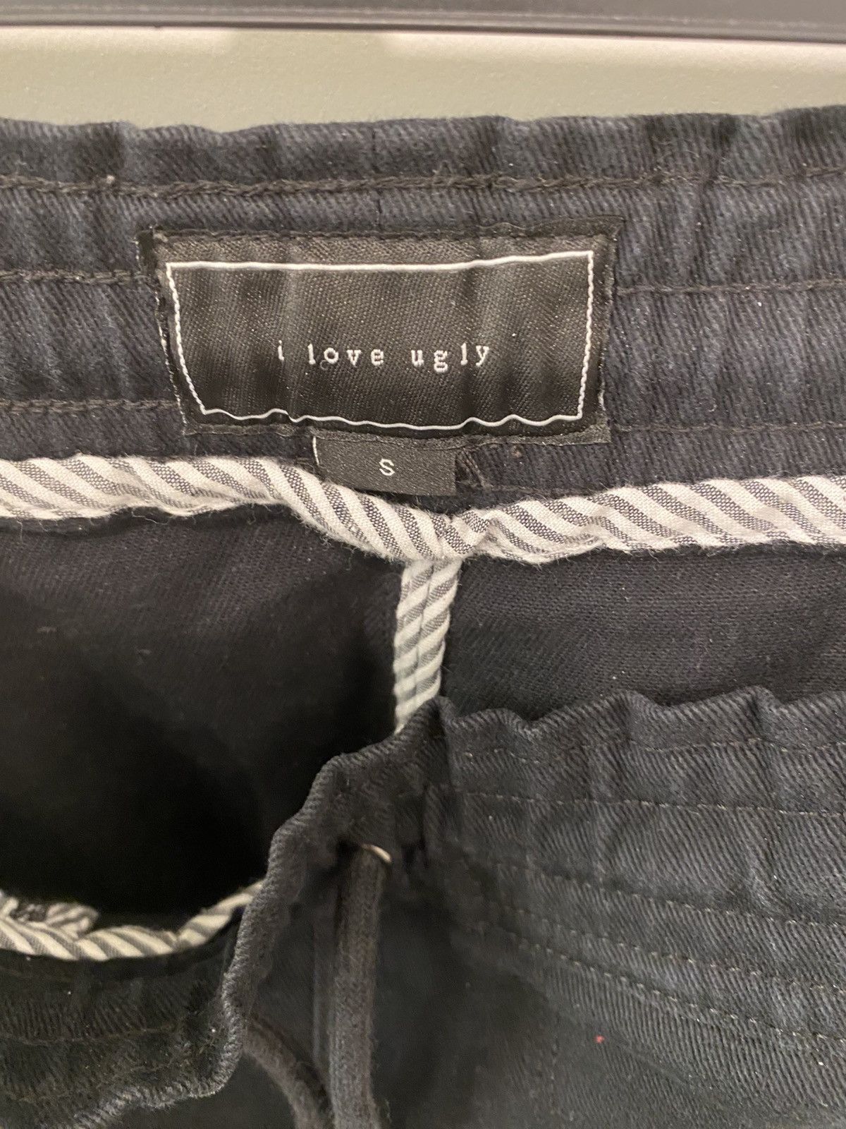 I Love Ugly I Love Ugly Black Drop Crotch Joggers Size US 30 / EU 46 - 2 Thumbnail