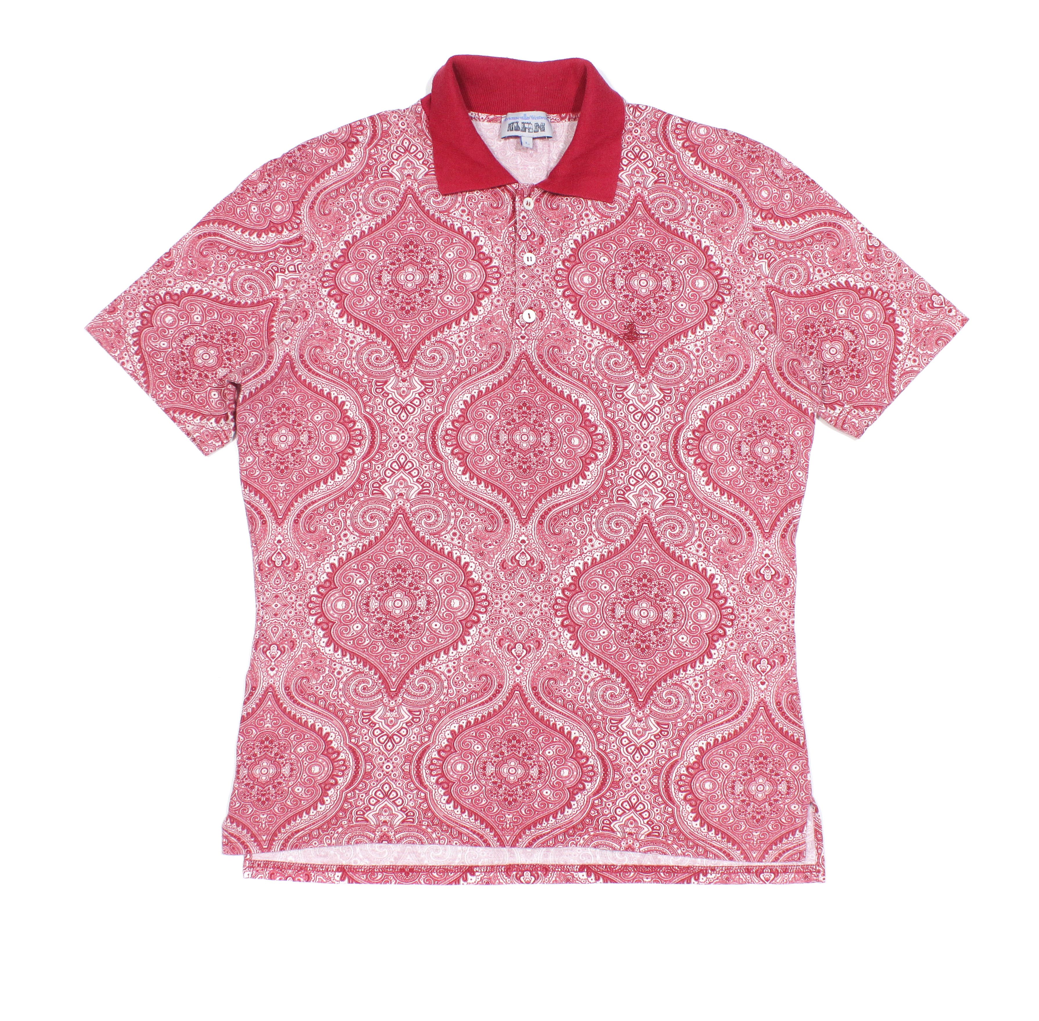 Vivienne Westwood Orb Logo Bandana Paisley Polo Vintage Size US L / EU 52-54 / 3 - 1 Thumbnail