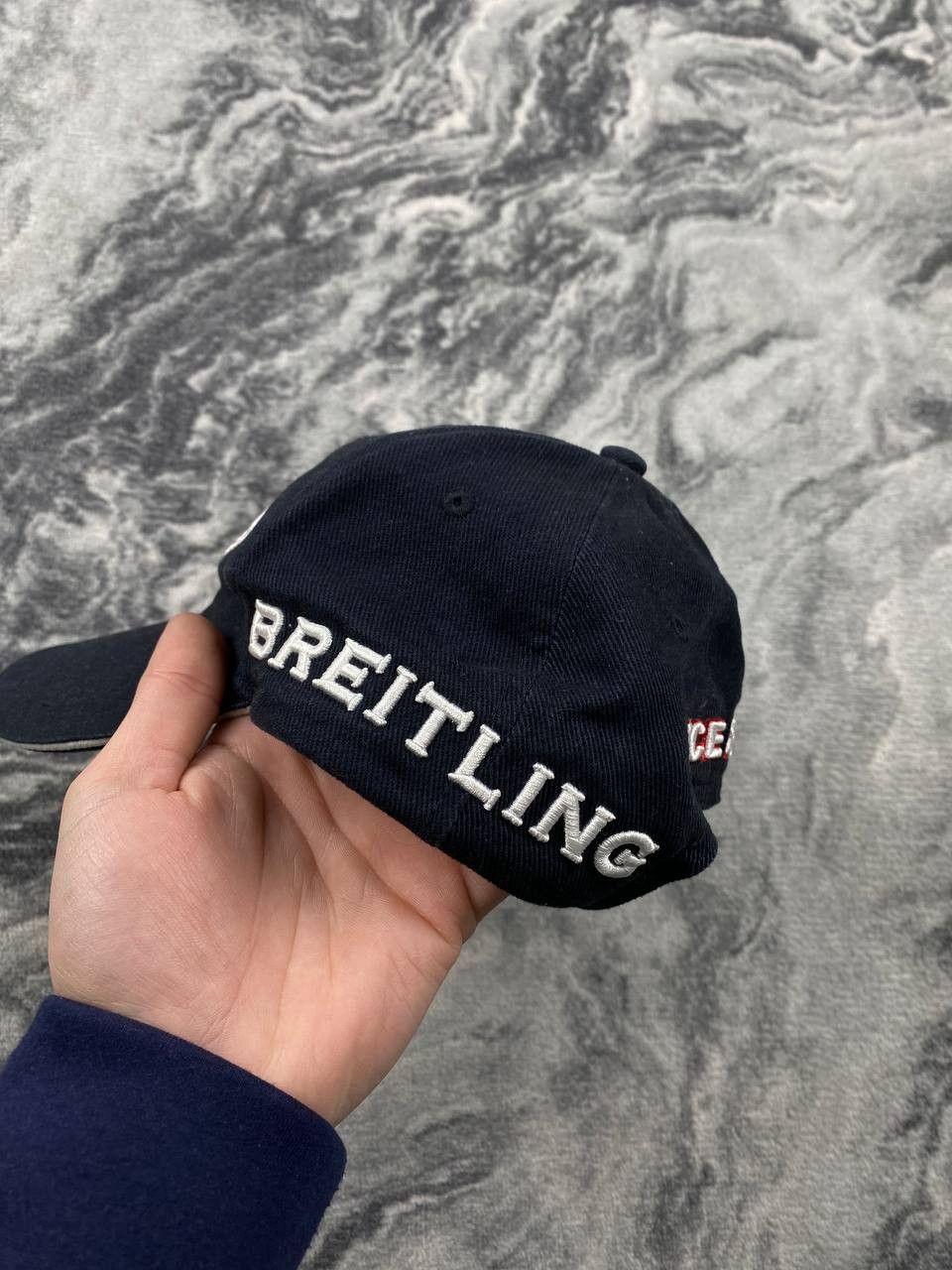 Breitling Breitling Embroidery Cap Big Logo Men Blue Size ONE SIZE - 5 Thumbnail