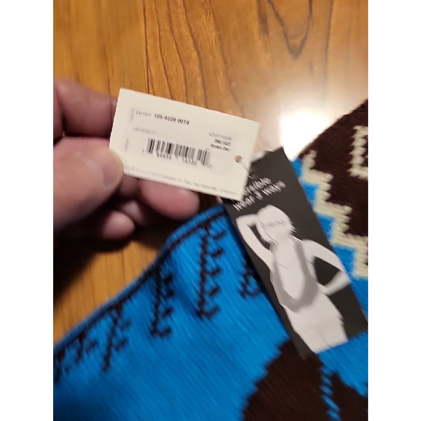 Vintage NWT Brown Owl Reversible Infinity Scarf JC Penney 72" X 8.5" Womens Knit Nylon Acrylic Owl Theme Size ONE SIZE - 3 Thumbnail