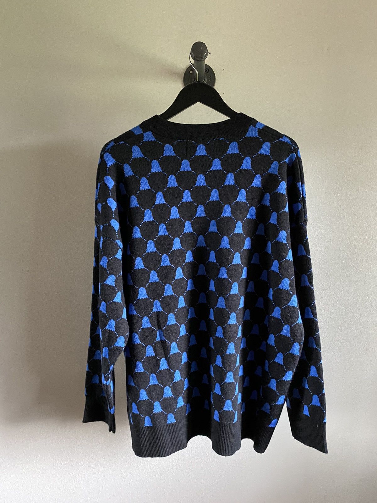 Other The Real Buy Ghost Knit Sweater in Black & Blue Size US M / EU 48-50 / 2 - 2 Thumbnail