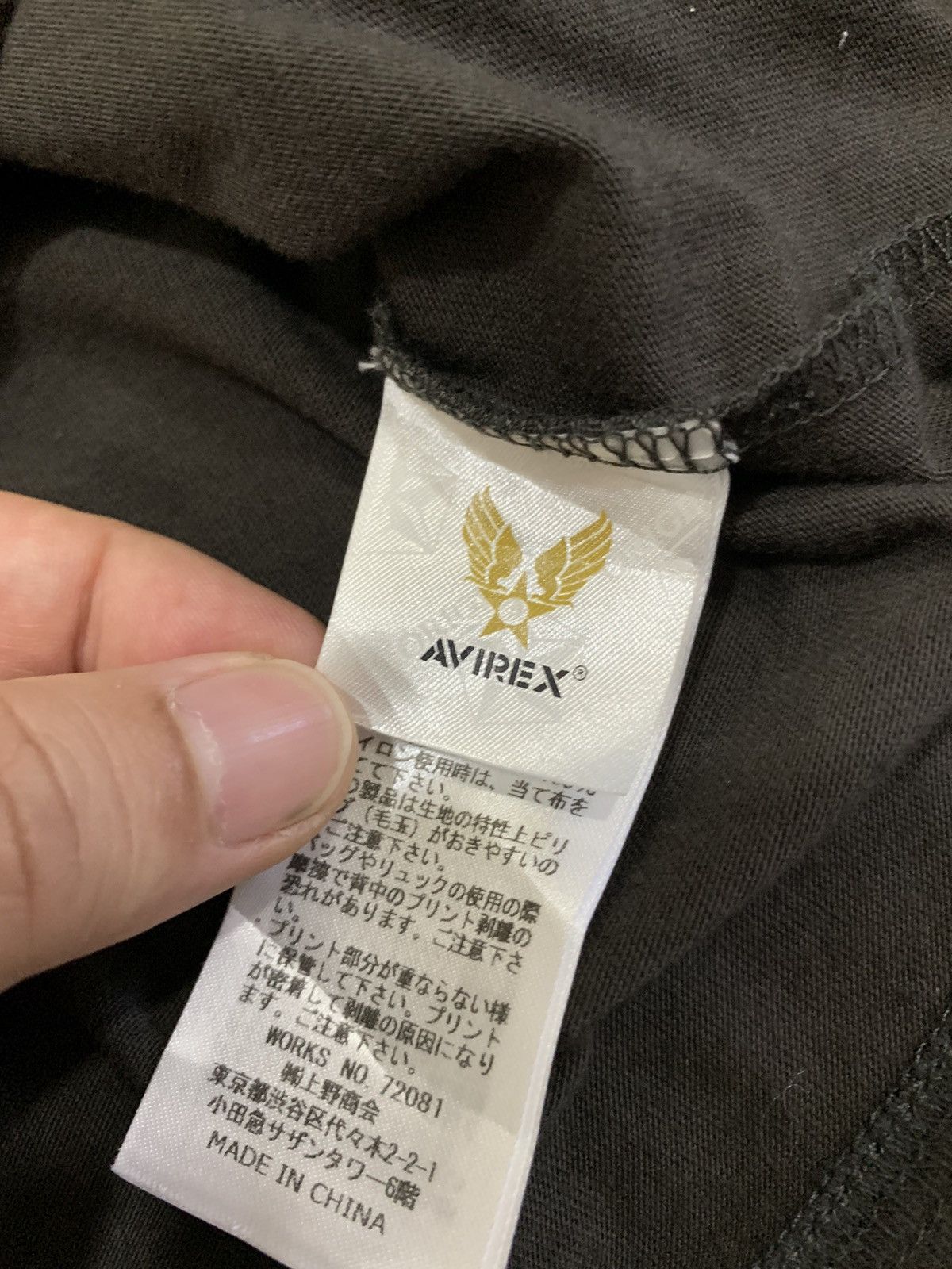 Avirex U.S Army Air Force Avirex Black Project Tshirt Size US M / EU 48-50 / 2 - 11 Thumbnail
