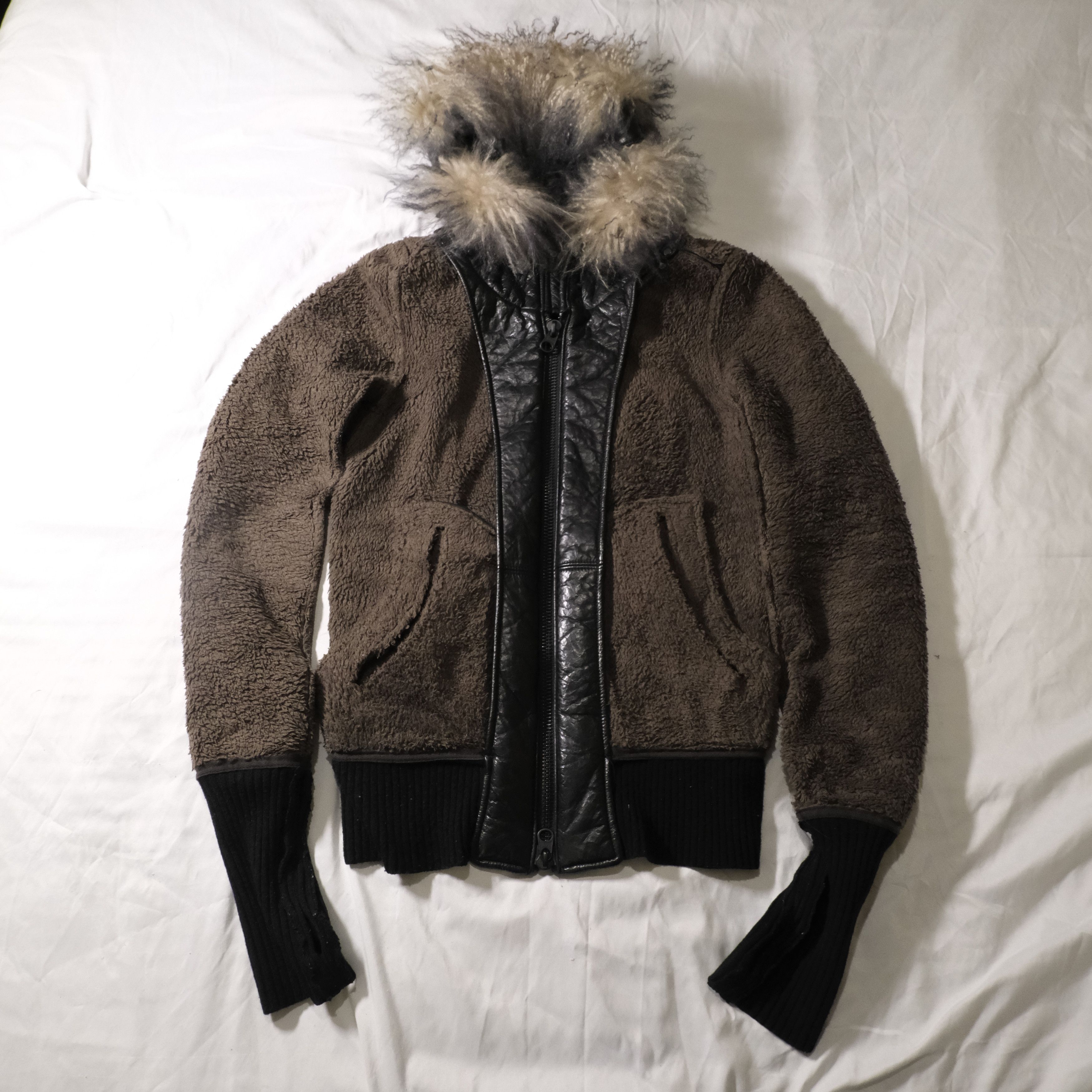 Le Grande Bleu (L.G.B.) L.G.B Leather Fur Jacket Size US S / EU 44-46 / 1 - 3 Thumbnail
