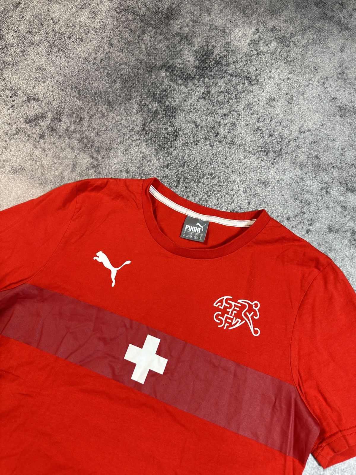 Puma Puma Suisse Soccer Jersey Blokecore Streetwear Rare Style S Size US S / EU 44-46 / 1 - 2 Thumbnail