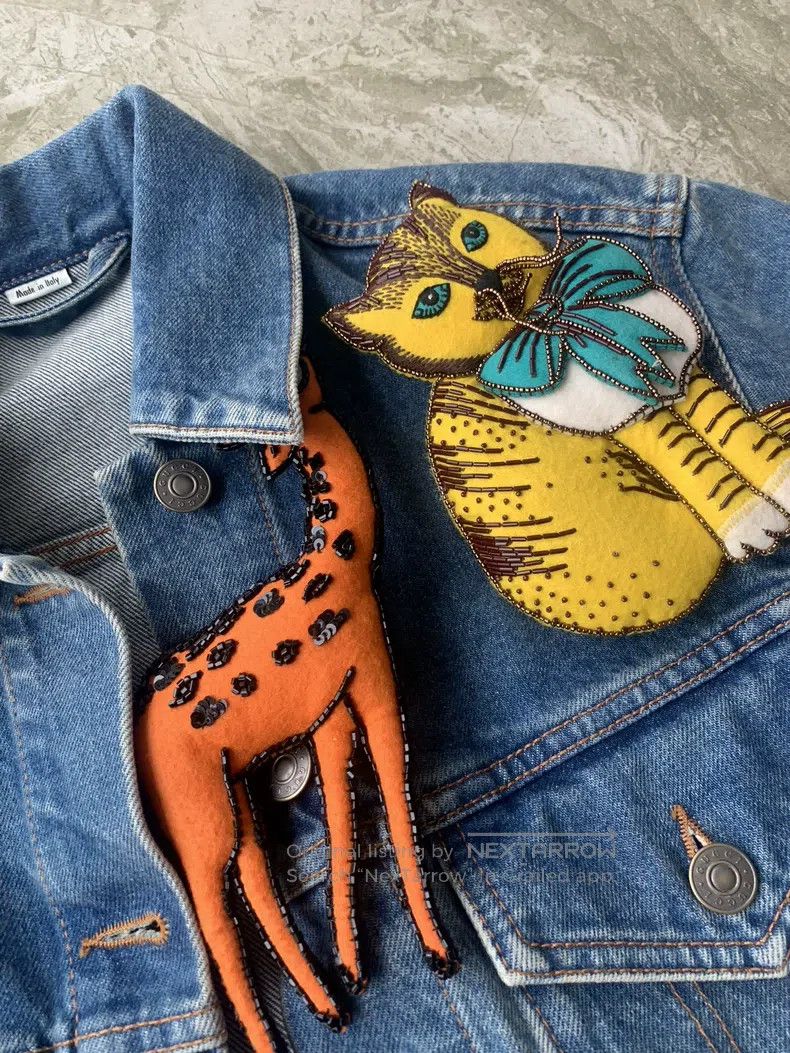 Gucci Gucci Animal denim jacket Size XS / US 0-2 / IT 36-38 - 4 Thumbnail