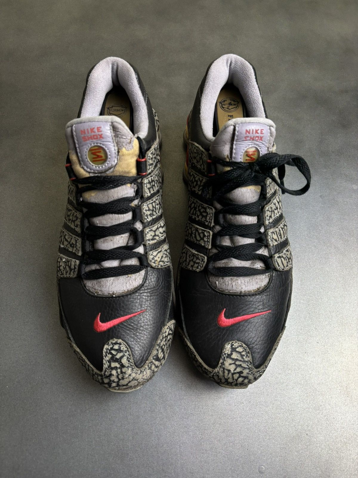 Nike × Vintage 2005 Nike Shox NZ Black Cement 3 VIntage Nike BC3 311377 061 Size US 10.5 / EU 43-44 - 6 Thumbnail