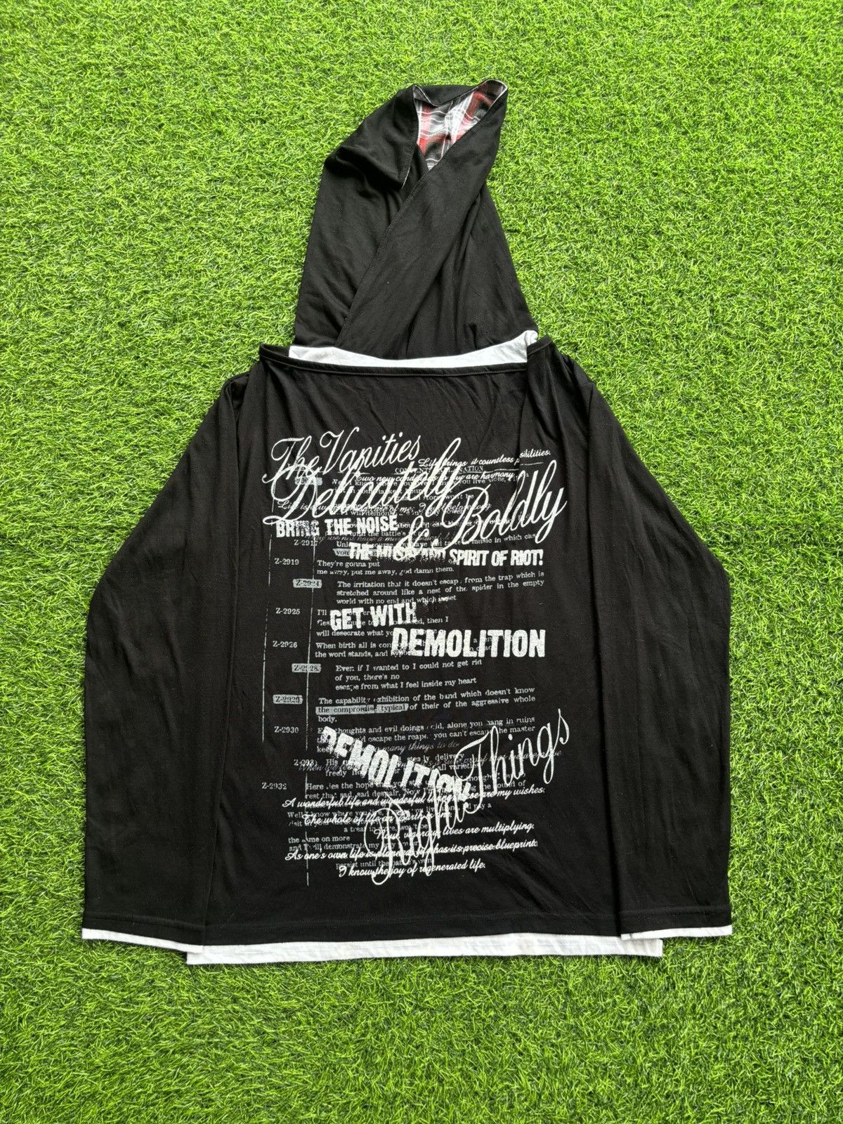 Hysteric Glamour Y2k Double Layer Befectibe Struct Punk Style Hoodie Size US L / EU 52-54 / 3 - 1 Thumbnail
