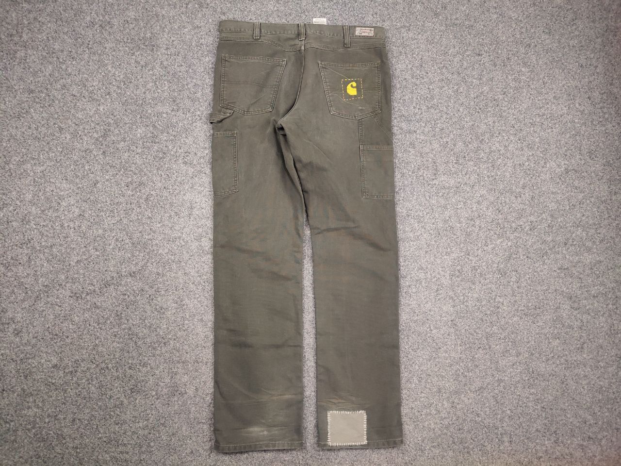 Carhartt Rare Vintage Carhartt Logo Relaxed Carpenter Canvas Pants Size US 36 / EU 52 - 12 Thumbnail