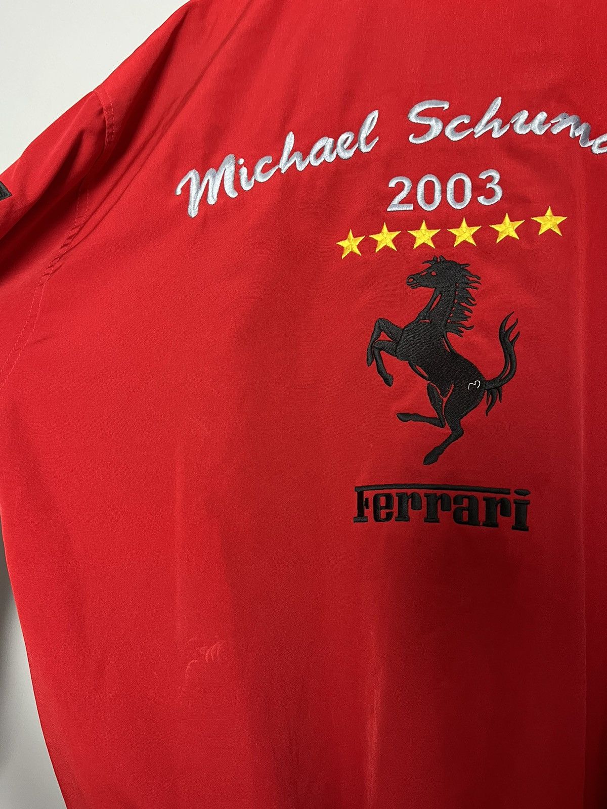 Vintage ferrari racing jacket F1 Michael Schumacher rare y2k