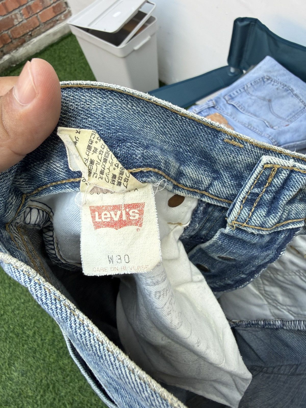 Levi's Vintage Clothing W30x30.5 Vintage levi’s 503B redline big E faded Size US 30 / EU 46 - 7 Thumbnail