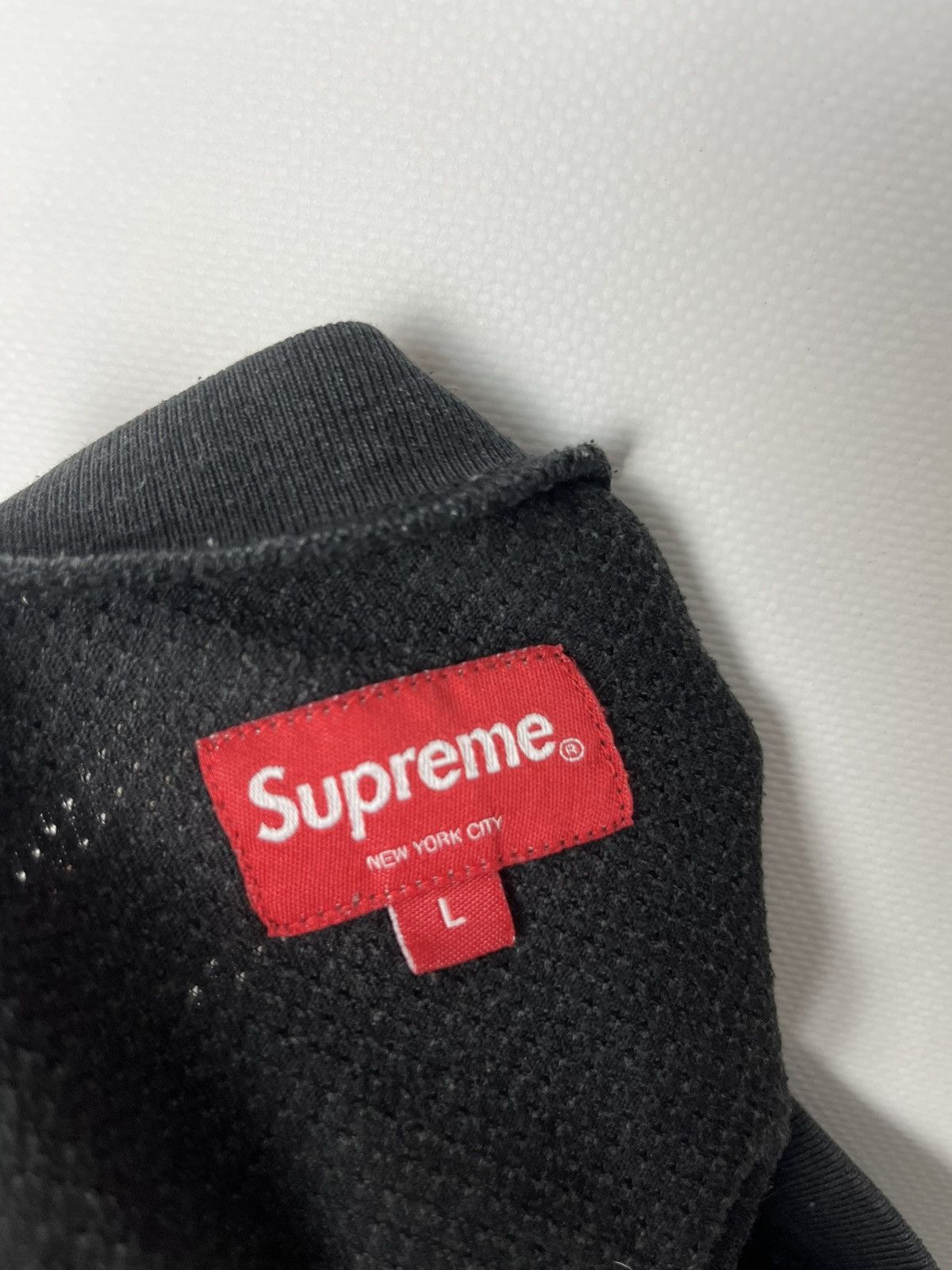 Supreme Supreme Mesh Arc Logo Tee Black - SS18 Size US L / EU 52-54 / 3 - 7 Thumbnail