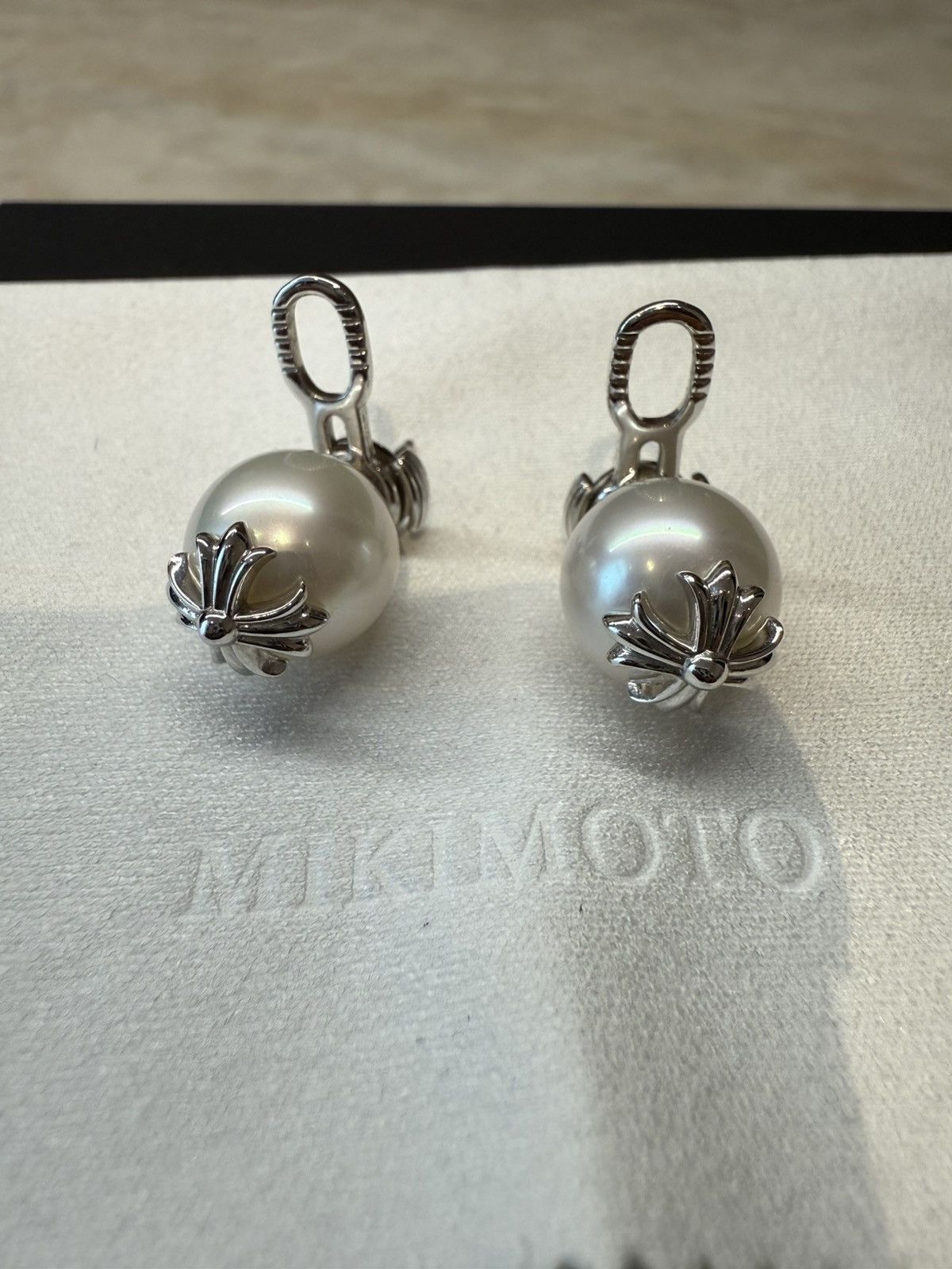 Chrome Hearts Chrome Hearts Mikimoto Earrings Size ONE SIZE - 2 Thumbnail