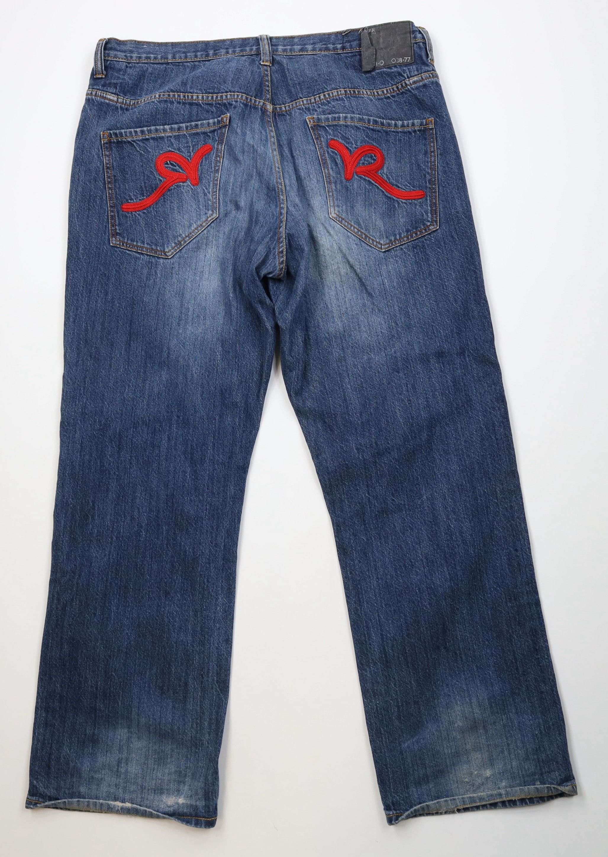 Rocawear Vintage 90s Y2K Rocawear Baggy Fit Wide Leg Denim Jeans Blue Size US 40 / EU 56 - 11 Thumbnail