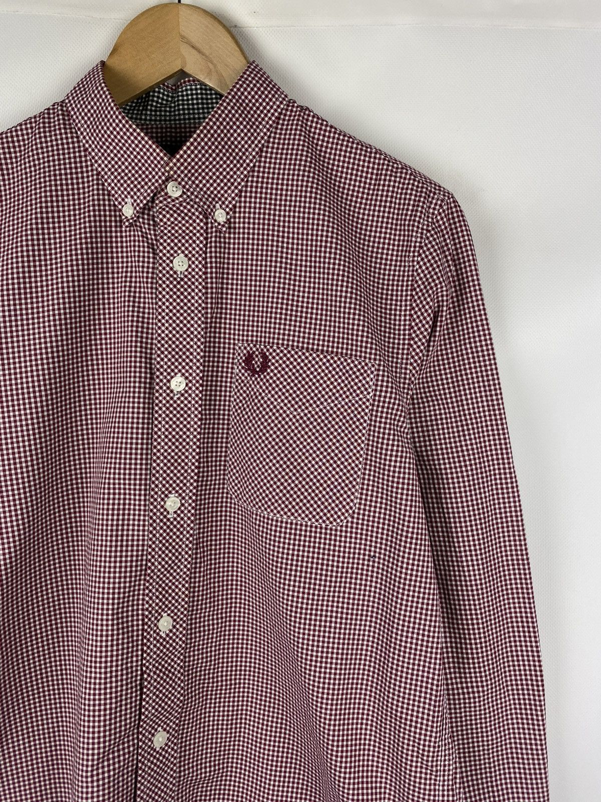 Fred Perry Fred Perry Men’s Long Sleeve Plaid Button Up Shirt Size M Size US M / EU 48-50 / 2 - 5 Thumbnail