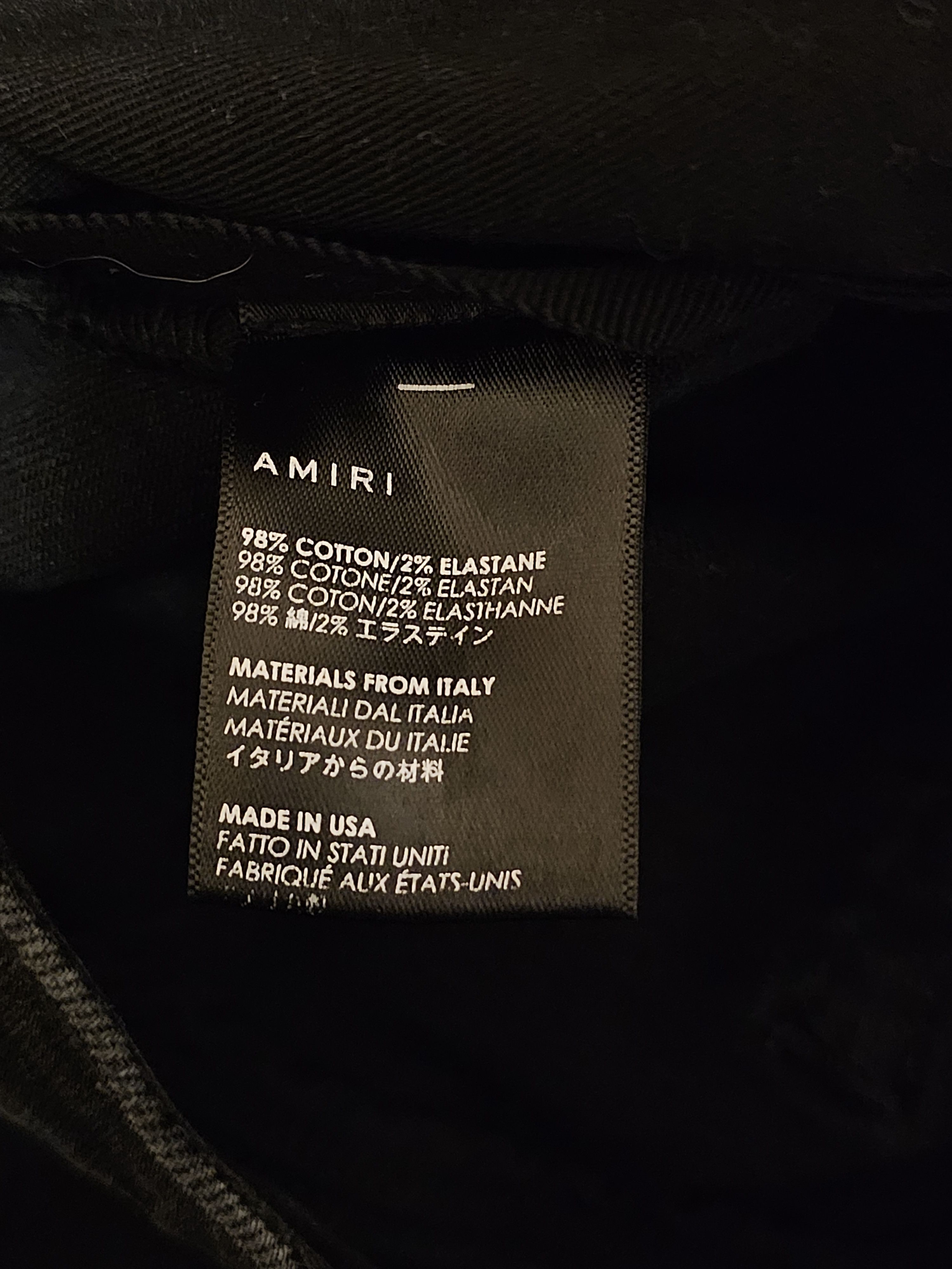 Amiri Amiri Men's Ripped Jeans Size 31 Size US 31 - 6 Thumbnail