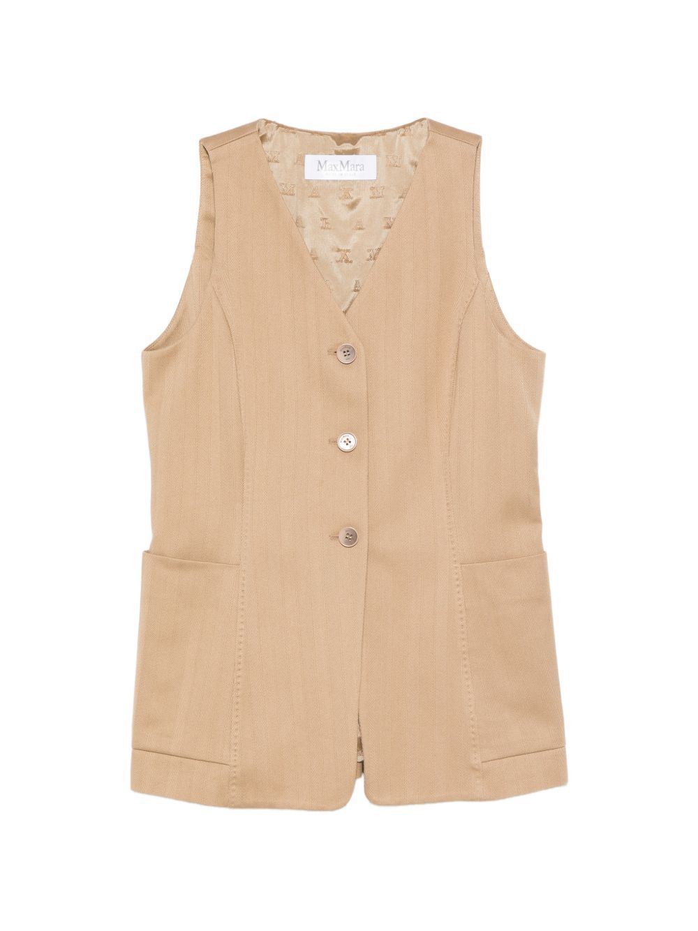Max Mara COTTON VEST Size XS / US 0-2 / IT 36-38 - 1 Thumbnail