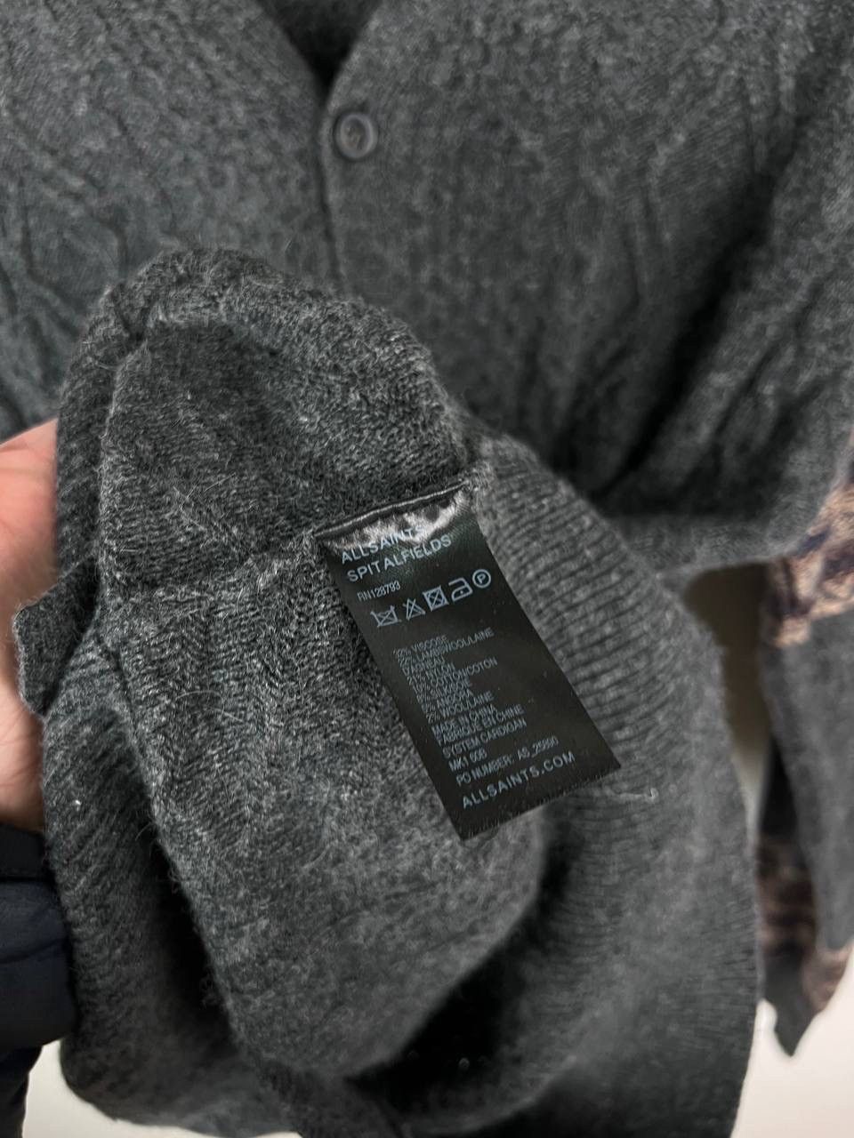 Allsaints Allsaints system cardigan wool size L Size US L / EU 52-54 / 3 - 4 Thumbnail