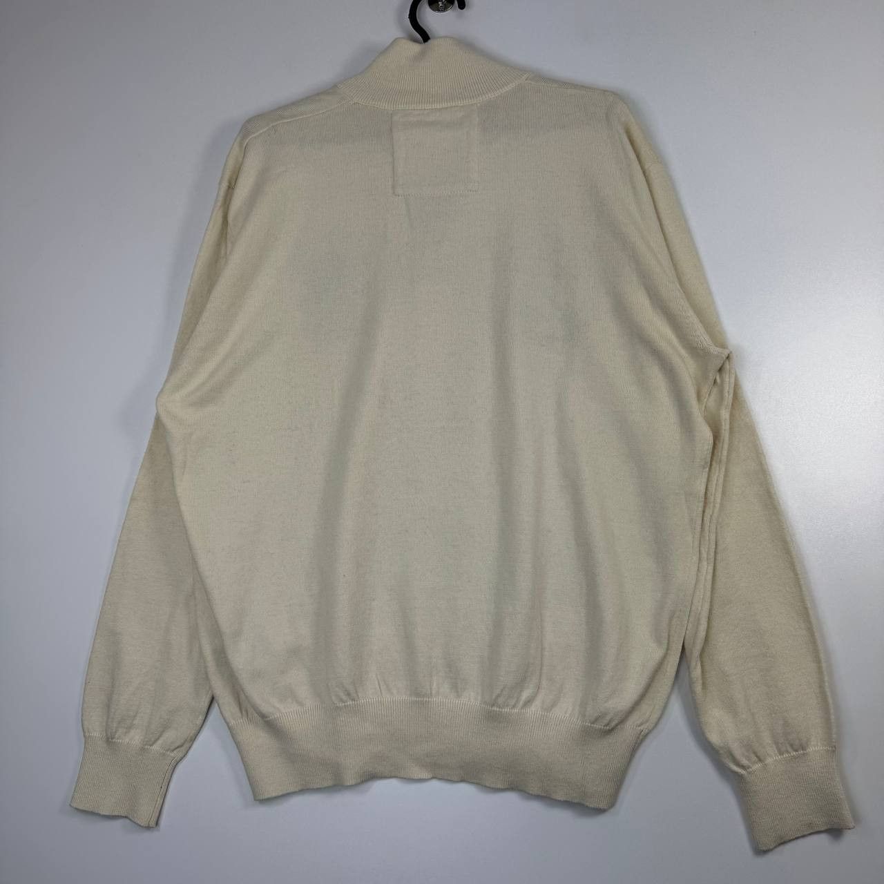 La Martina La Martina Half Zip Cashmere #2 Blend Cream Pullover XL Size US XL / EU 56 / 4 - 9 Thumbnail