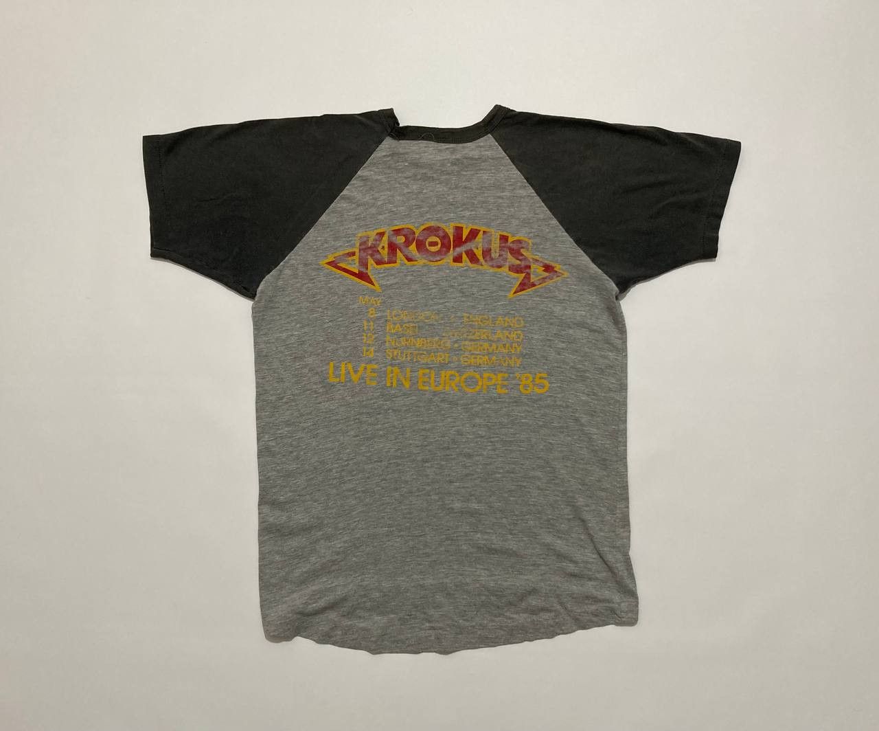 Band Tees Vintage KROKUS LIVE IN EUROPE 85 rare t shirt Size US M / EU 48-50 / 2 - 6 Thumbnail