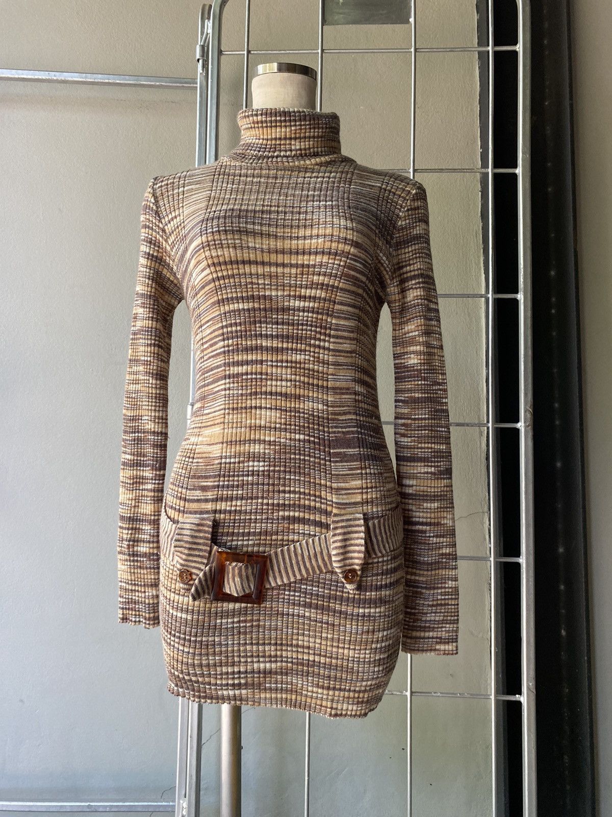 Morgan Homme Morgan Y2K multicolor knitted dress Size S / US 4 / IT 40 - 20 Thumbnail