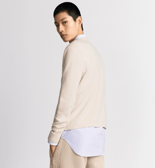 Dior o1w1db11025 513M66 Dior Charm Sweater in Beige Size US M / EU 48-50 / 2 - 5 Thumbnail