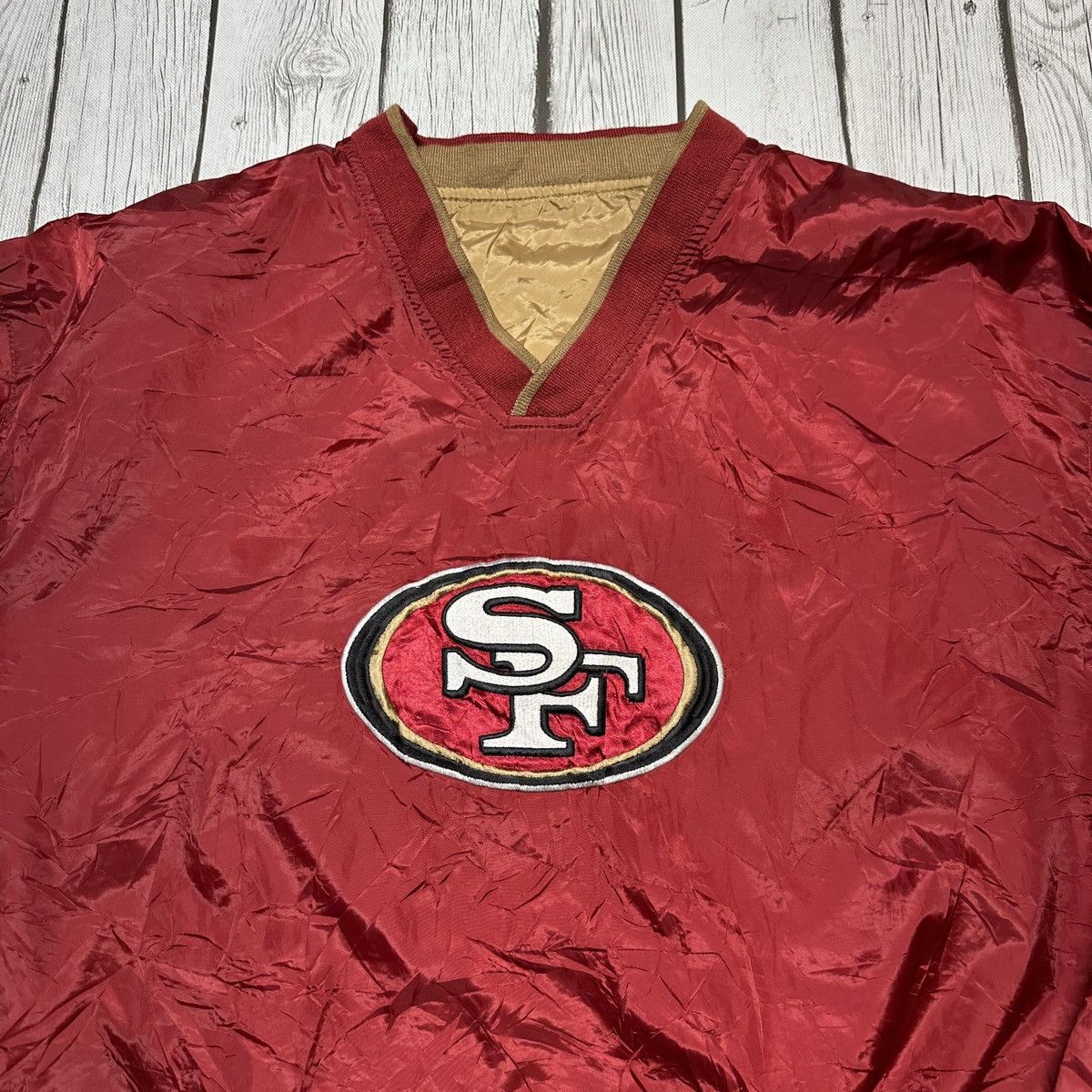 NFL Vintage San Francisco 49ers reversible windbreaker Size US XL / EU 56 / 4 - 5 Thumbnail