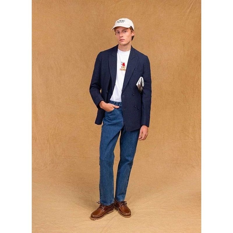 Christian Dior Monsieur Vintage Dior Navy Pinstripe Wool Dinner Jacket 42R | Classic Size 42R - 14 Thumbnail