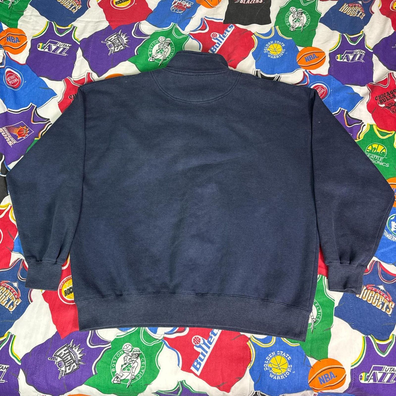 MLB × Vintage VTG Cleveland Indians Guardians MLB Mens Sz XL Quarter Zip Size US XL / EU 56 / 4 - 2 Thumbnail