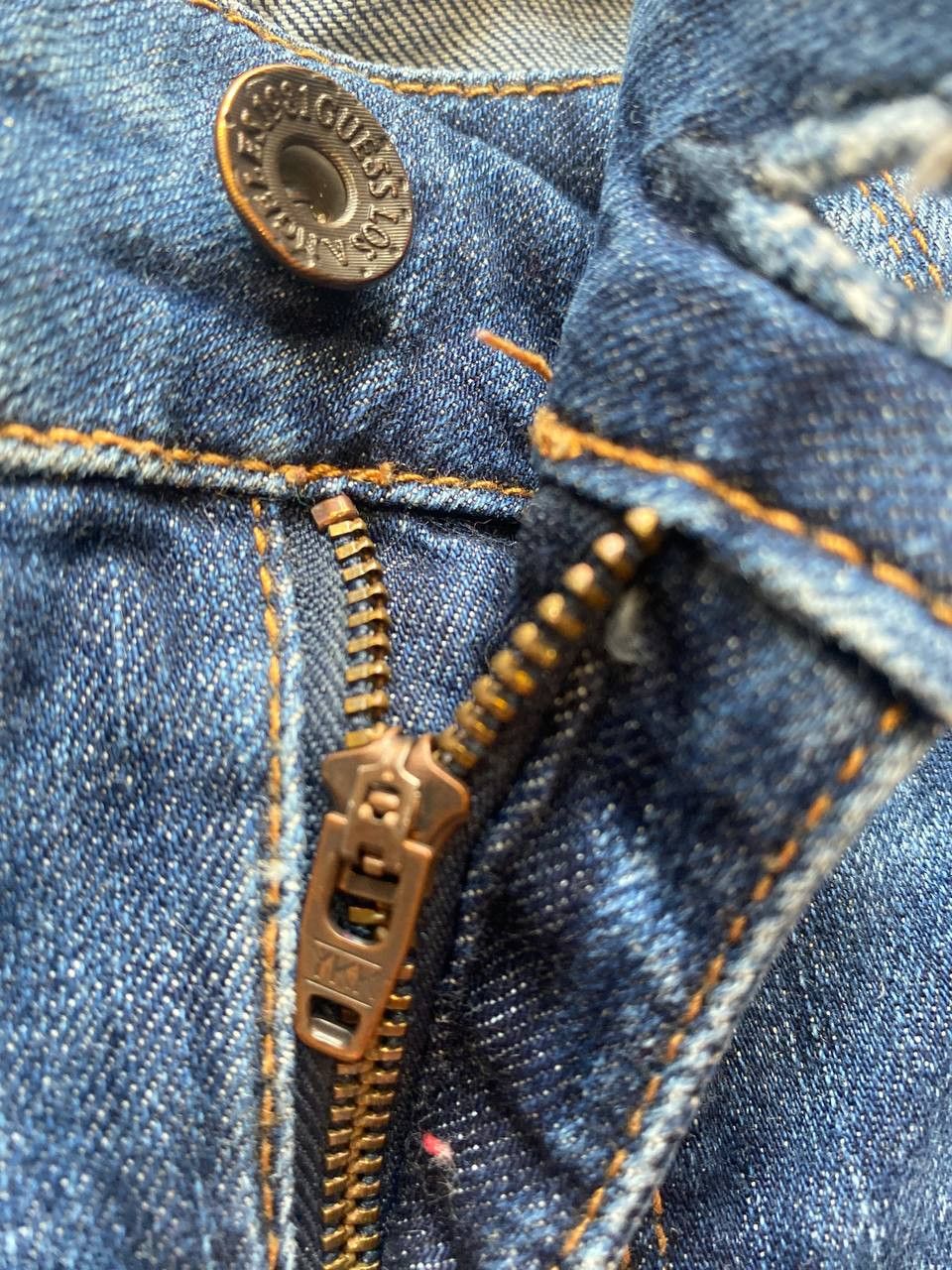 Guess Guess 1981 Logo Denim Jeans Nicole Cigarette Size 29 Size 29" - 4 Thumbnail