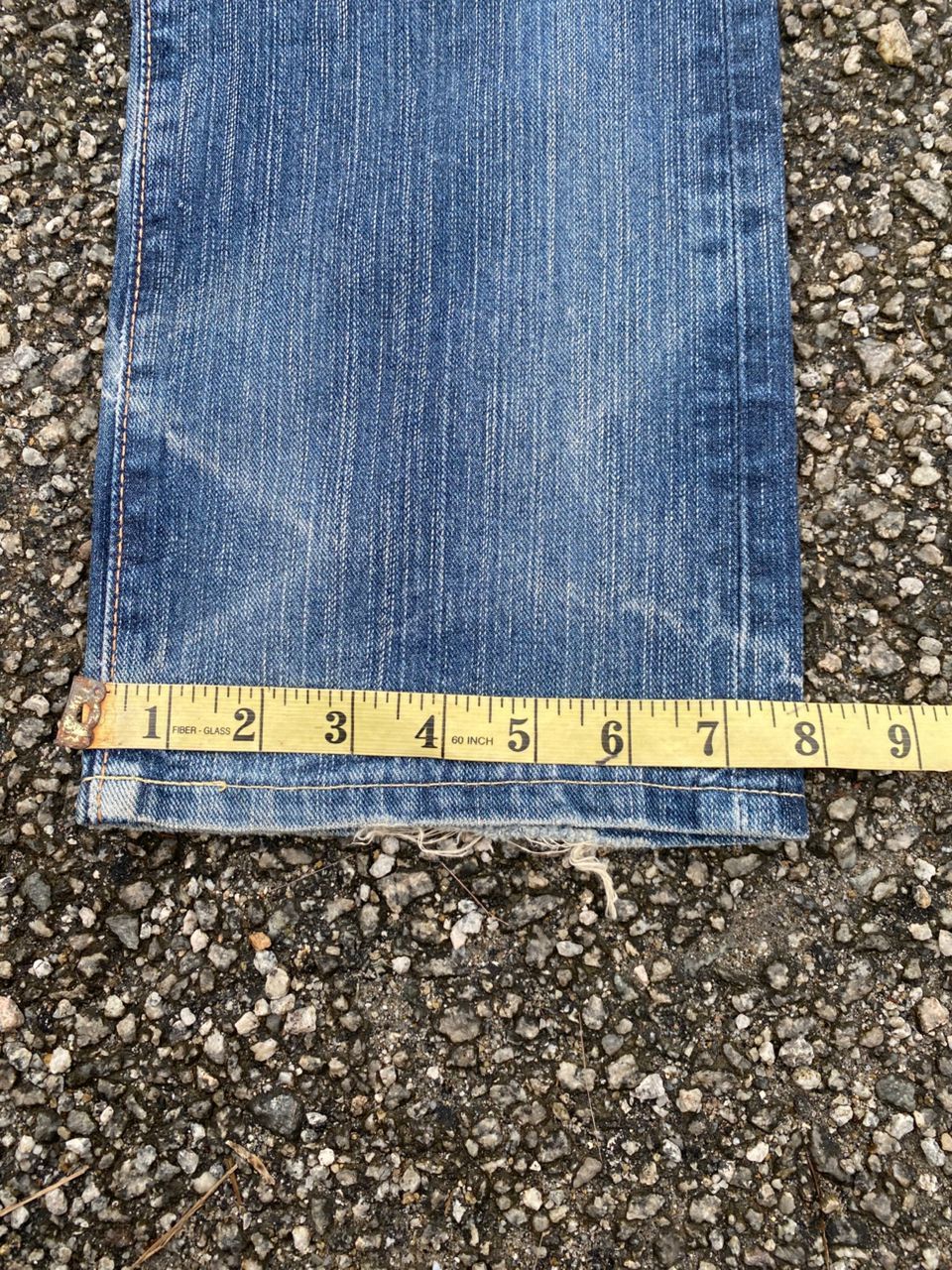 If Six Was Nine VINTAGE EDWIN 503 PACTHWORK DISTRESSED DENIM Size US 30 / EU 46 - 14 Thumbnail