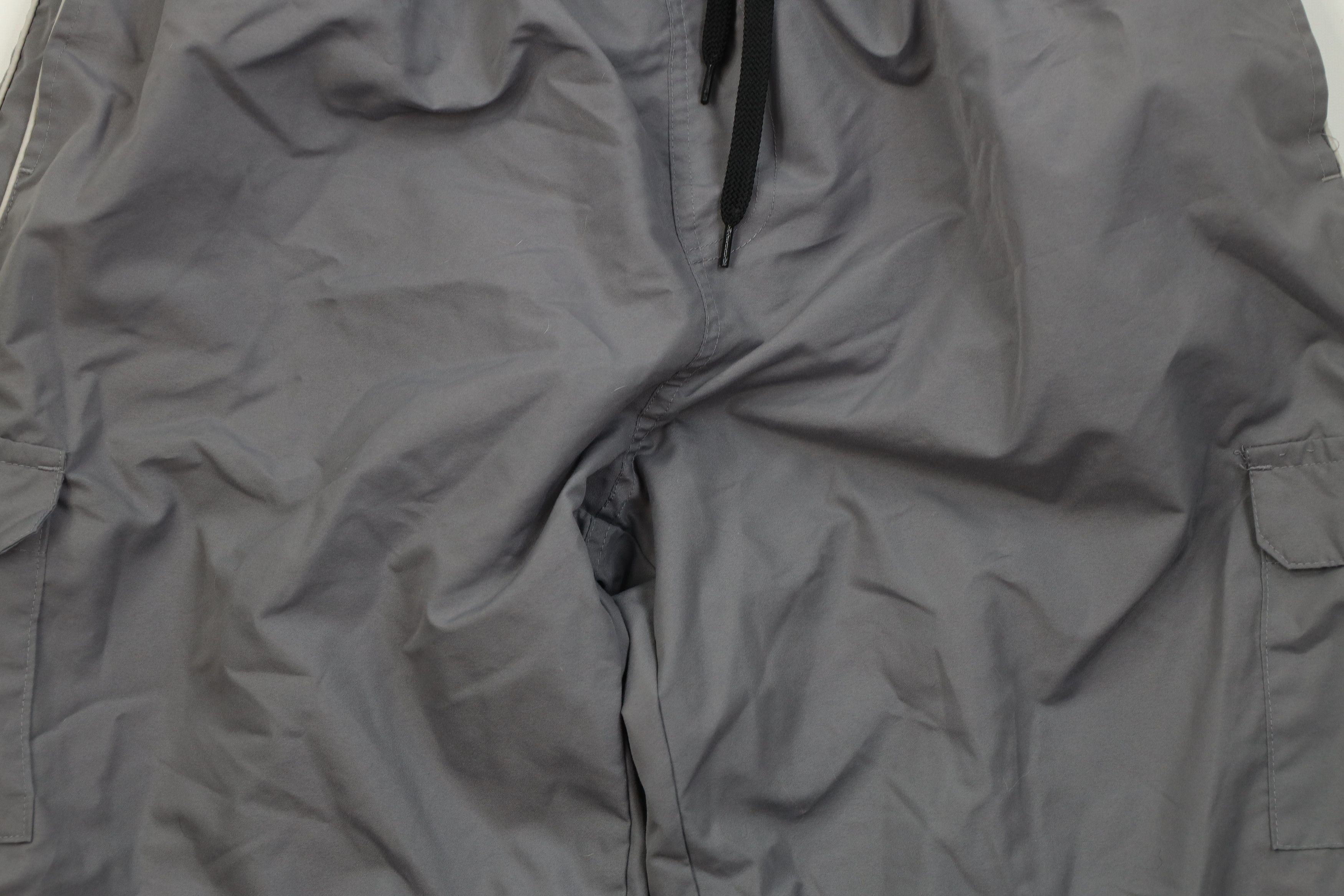 Reebok Vintage 90s Reebok Lined Wide Leg Cargo Windbreaker Pants Size US 38 / EU 54 - 3 Thumbnail