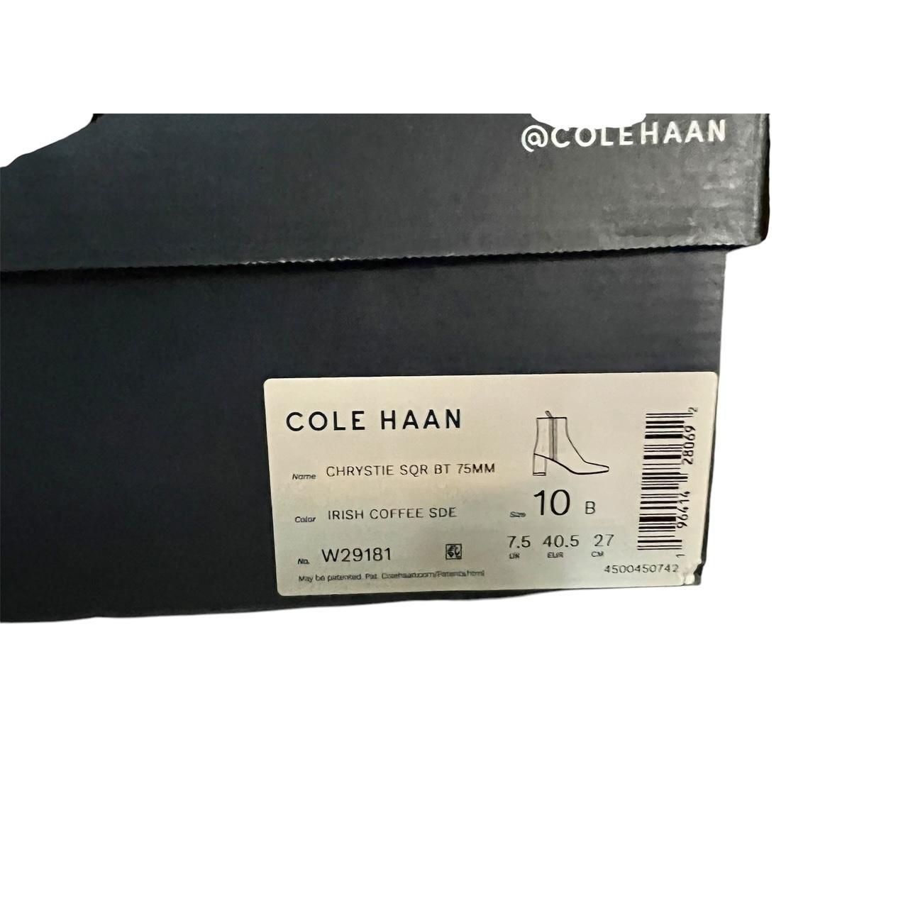 Cole Haan Cole Haan Womens Brown Suede Chrystie Square Toe Block Heel Size US 10 / IT 40 - 6 Thumbnail