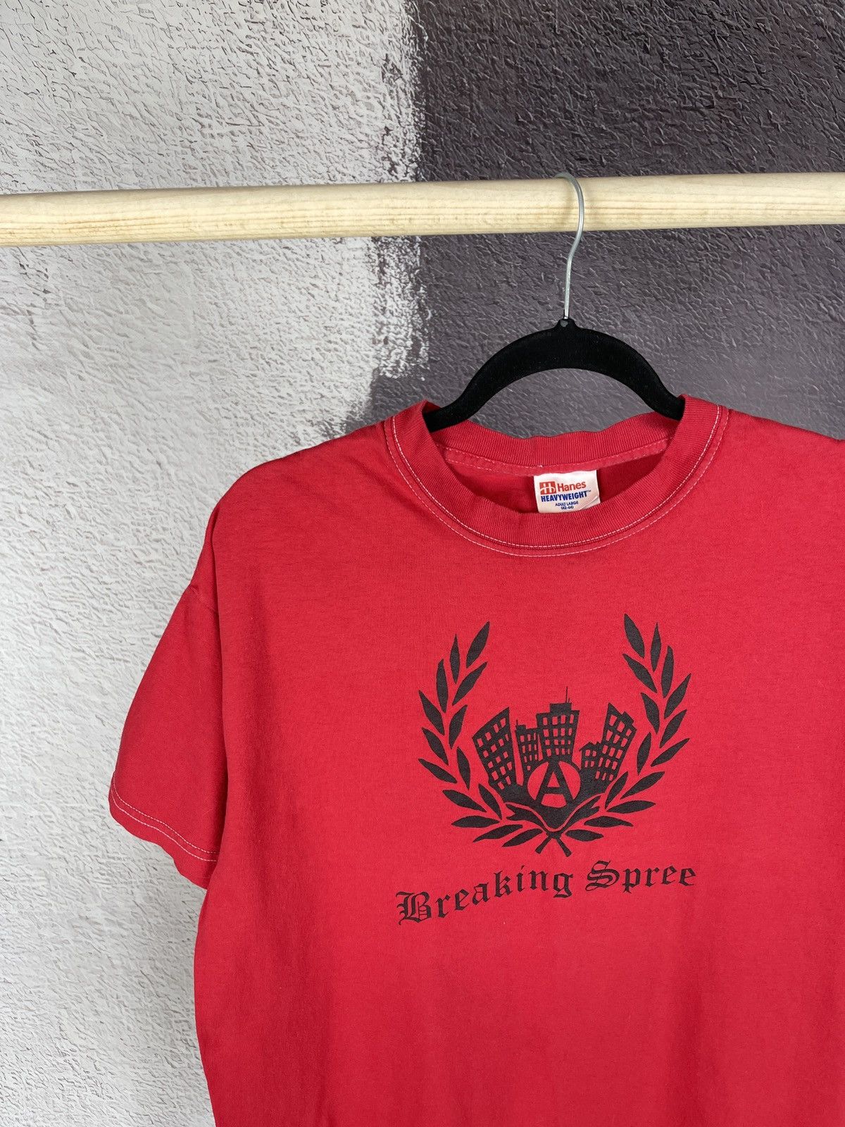 Band Tees Hanes vintage y2k Breaking Spree 2001 hype tee shirt Size US L / EU 52-54 / 3 - 3 Thumbnail