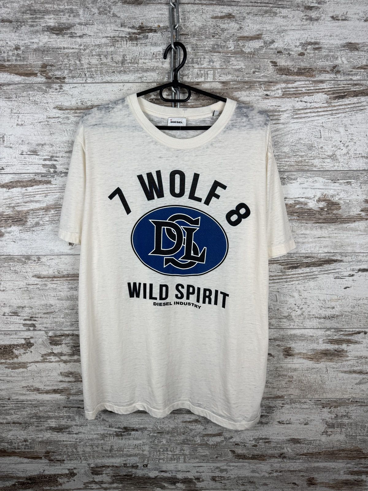 Diesel × Diesel Black Gold Mens Vintage Diesel T-shirt big logo black gold tee y2k rare Size US XL / EU 56 / 4 - 2 Thumbnail