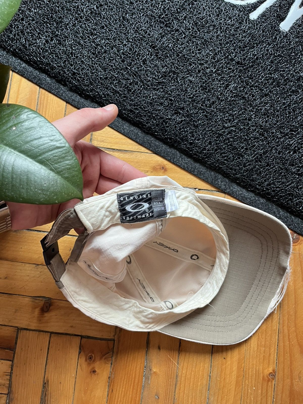 Oakley × Vintage Vintage Oakley Software Streetwear 00's Nylon Distressed Cap Size ONE SIZE - 3 Thumbnail