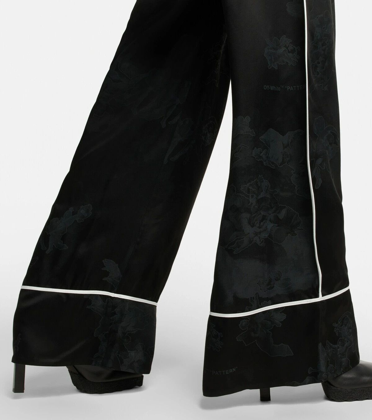 Off-White o1y1225 Sweatpant in Black/White Size 28" / US 6 / IT 42 - 5 Thumbnail