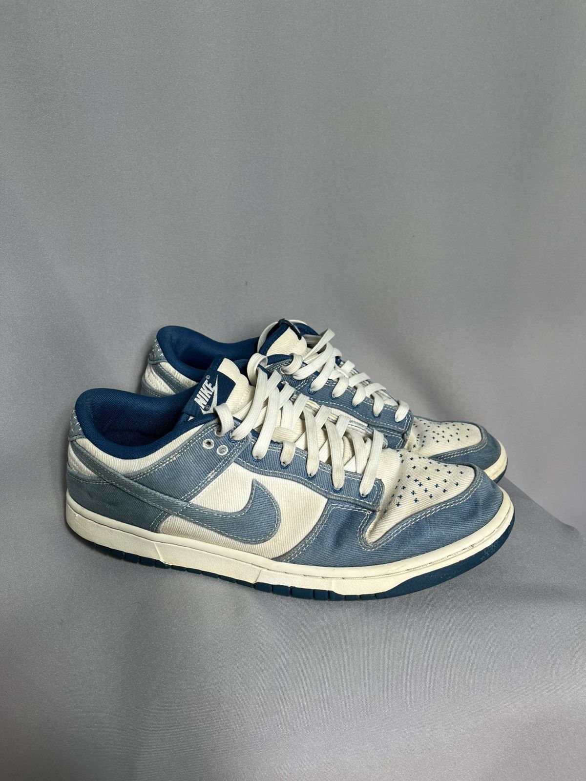 Nike Nike dunk shoes low denim mens Size US 11 / EU 44 - 3 Thumbnail