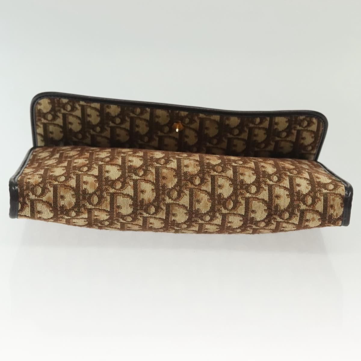 Dior DIOR Trotter Canvas Chain Shoulder Bag Brown Gold Size ONE SIZE - 9 Thumbnail
