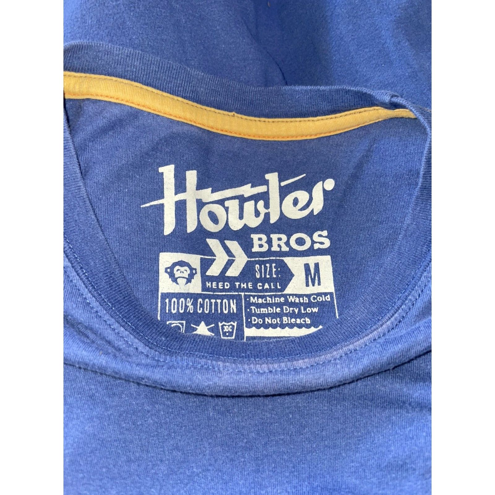 Vintage Howler Bros Blue Pocket Shirt Mens M Size US M / EU 48-50 / 2 - 5 Thumbnail