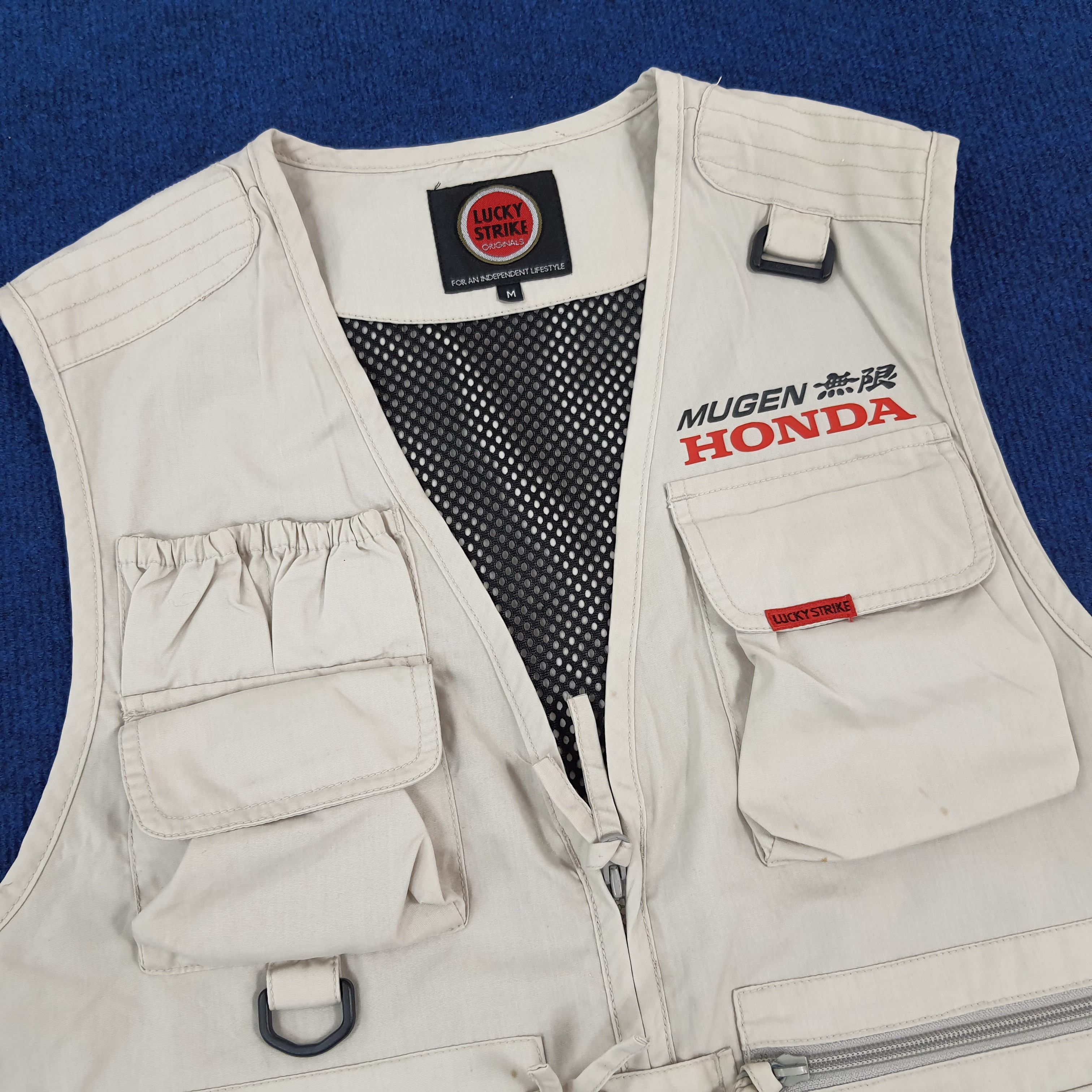 Honda × Japanese Brand Vintage Lucky Strike Mugen Honda Japan Motorsports Vests Size US M / EU 48-50 / 2 - 4 Thumbnail