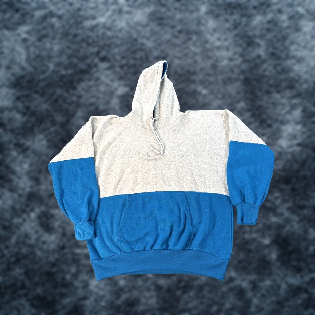 McGregor VINTAGE MacGregor Hoodie XL Gray 2 Tone Fleece Pullover 90s Mens Size US XL / EU 56 / 4 - 1 Thumbnail