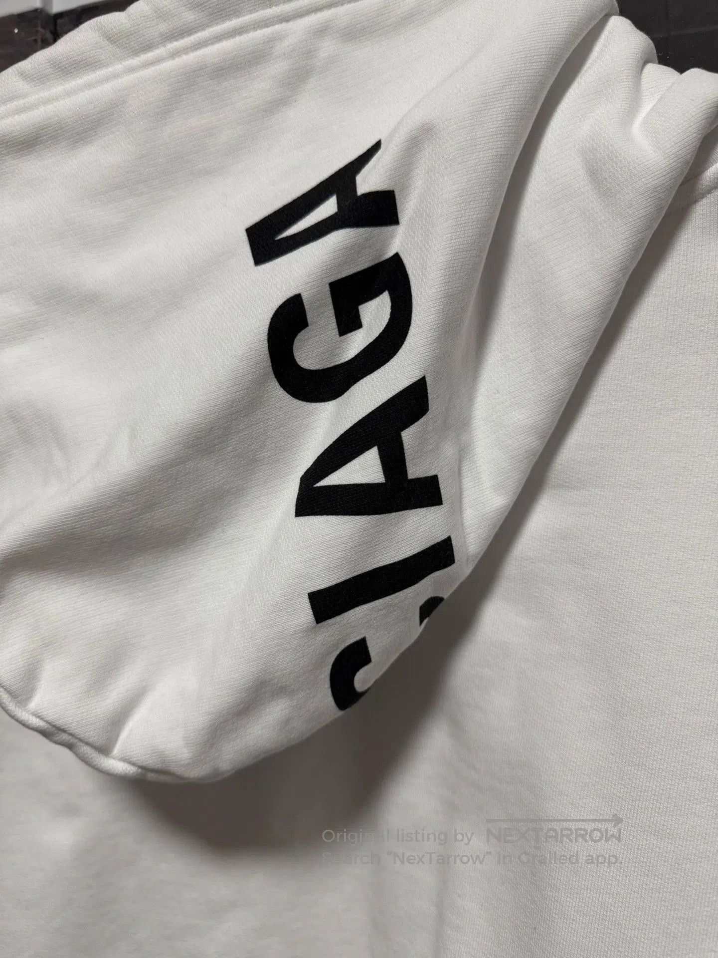 Balenciaga white oversized balenciaga sweatshirt with logo. Size US M / EU 48-50 / 2 - 4 Thumbnail