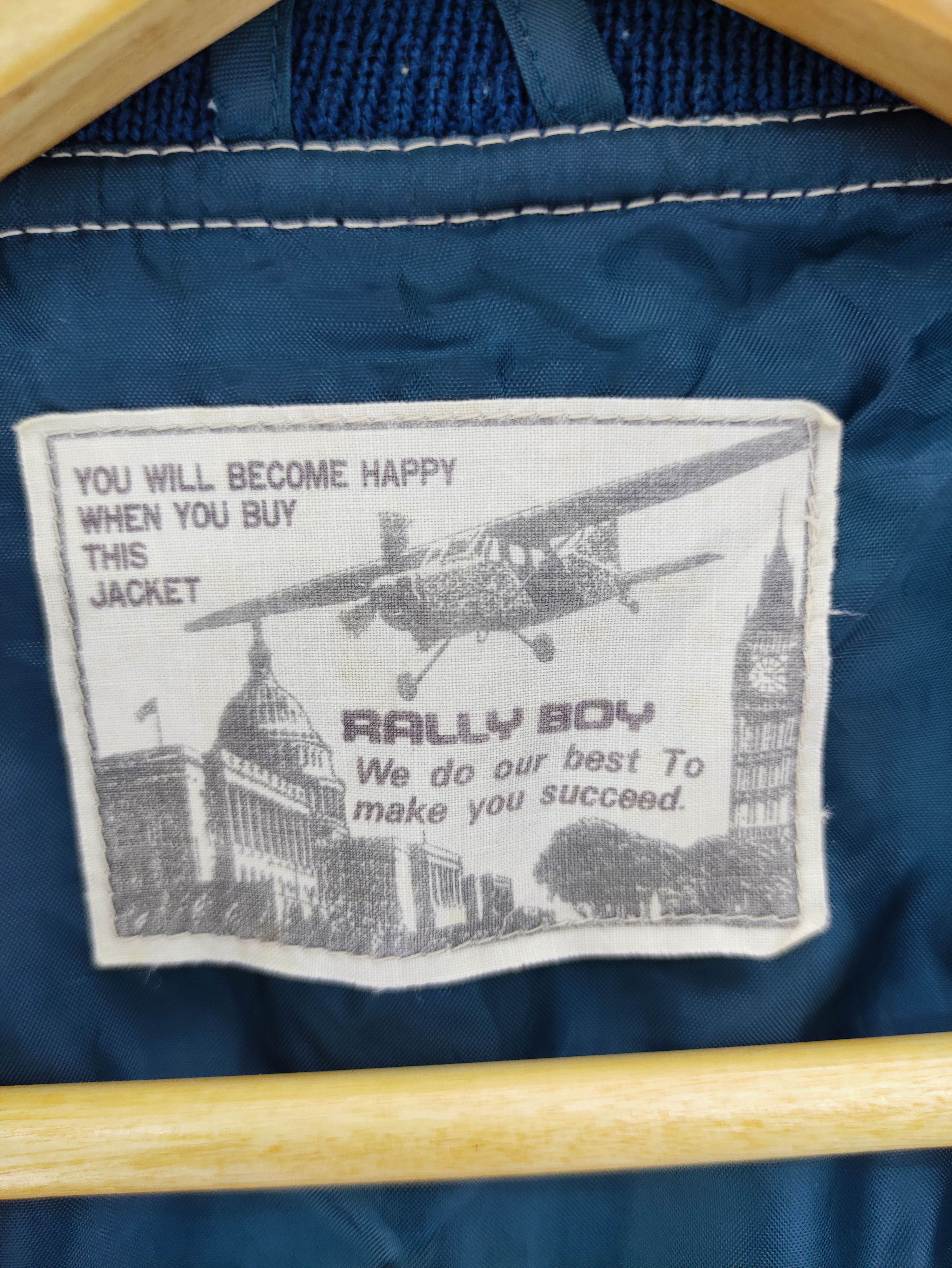 Japanese Brand Vintage Rally Boy Varsity Jacket Snap Button Size US M / EU 48-50 / 2 - 2 Thumbnail