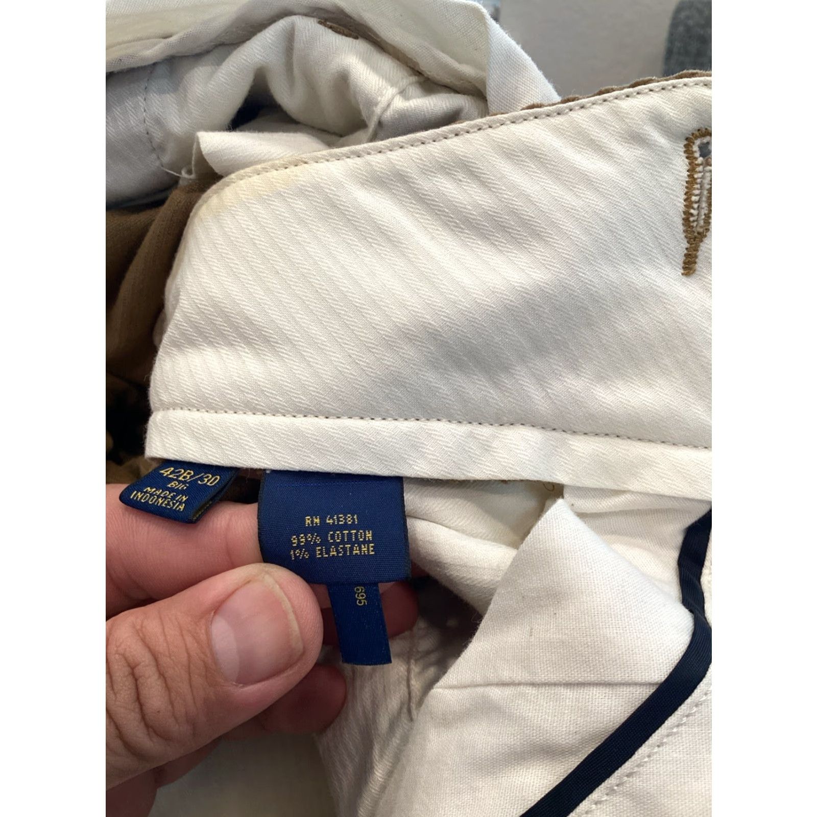 Polo Ralph Lauren Polo Ralph Lauren Classic Fit Corduroy Chino Pants 42 Gold Big & Tall Men's Size US XL / EU 56 / 4 - 7 Thumbnail