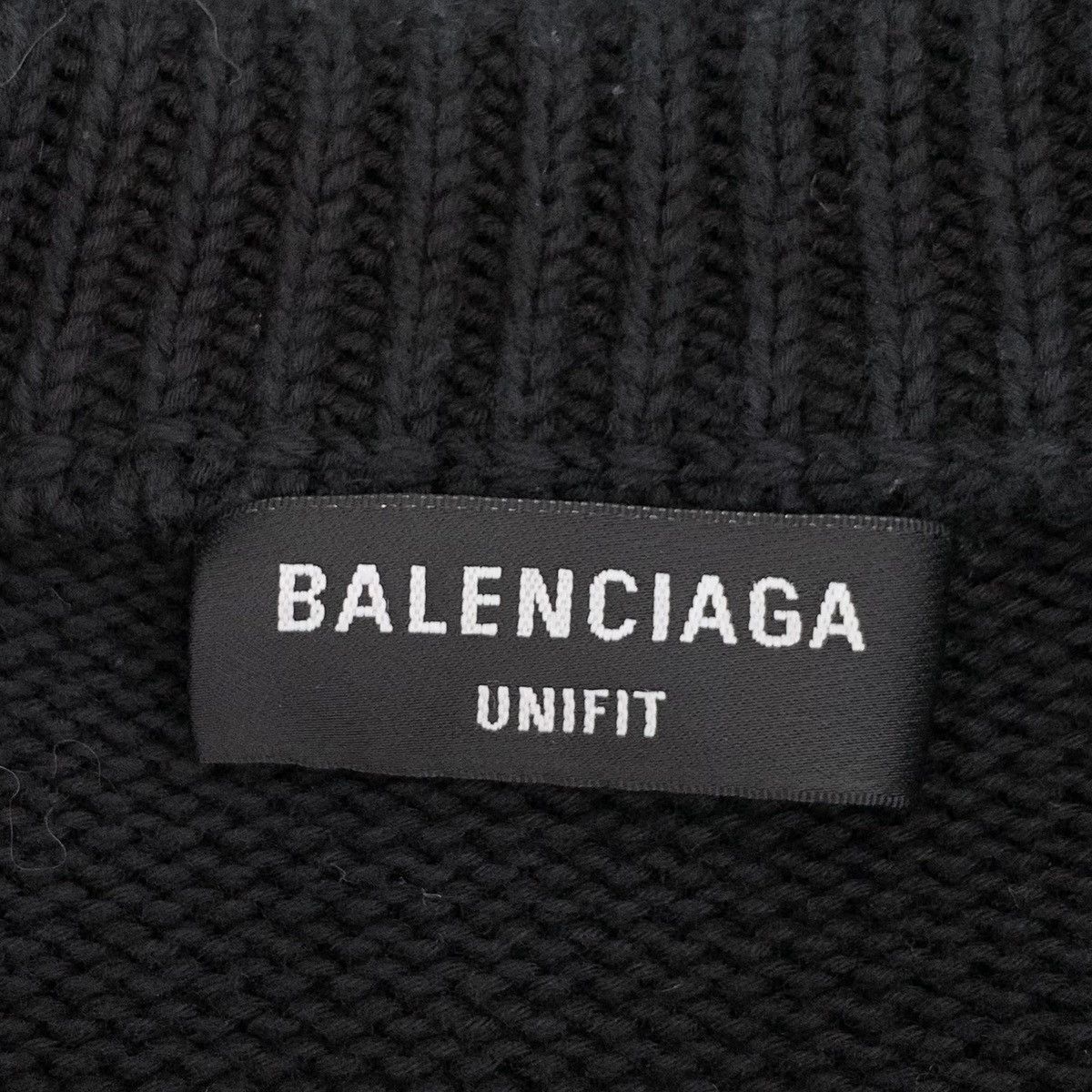 Balenciaga Balenciaga Black Number & Letter Crew Neck Sweatshirt K26WX Size US L / EU 52-54 / 3 - 5 Thumbnail