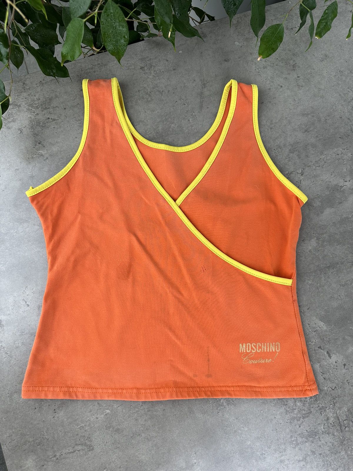 Japanese Brand Moschino Vintage Tank Top Size XS / US 0-2 / IT 36-38 - 5 Thumbnail