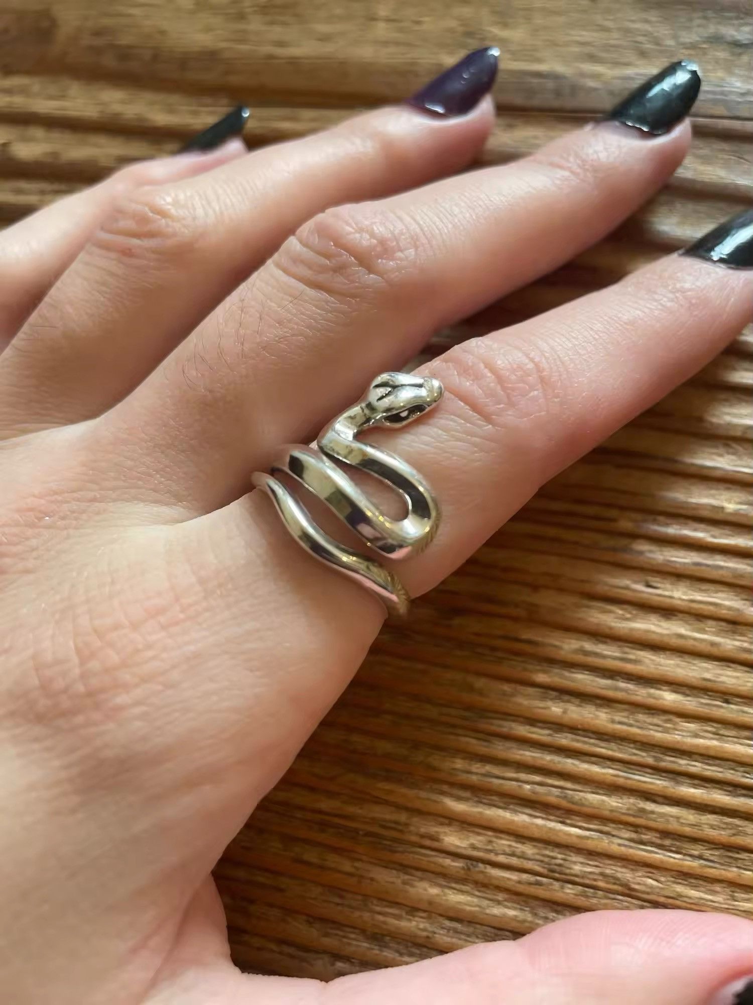 Japanese Brand × Jewelry Snake Adjustable Rings Size ONE SIZE - 2 Thumbnail