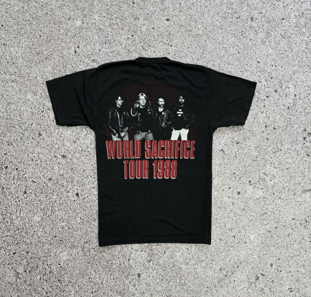 Band Tees × Vintage Vintage Slayer World Sacrifice Tour 1988 Rock Band T-Shirt Size US S / EU 44-46 / 1 - 6 Thumbnail