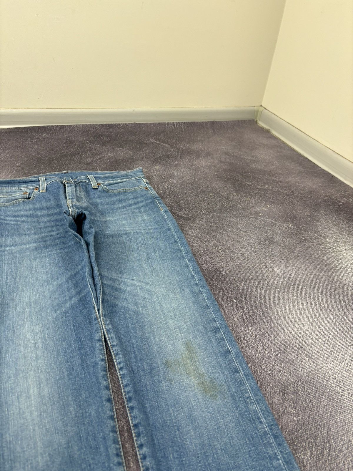 Levi's Levi’s Premium 512 Big E Men’s Skinny Fit Blue Denim Jeans Size US 30 / EU 46 - 9 Thumbnail
